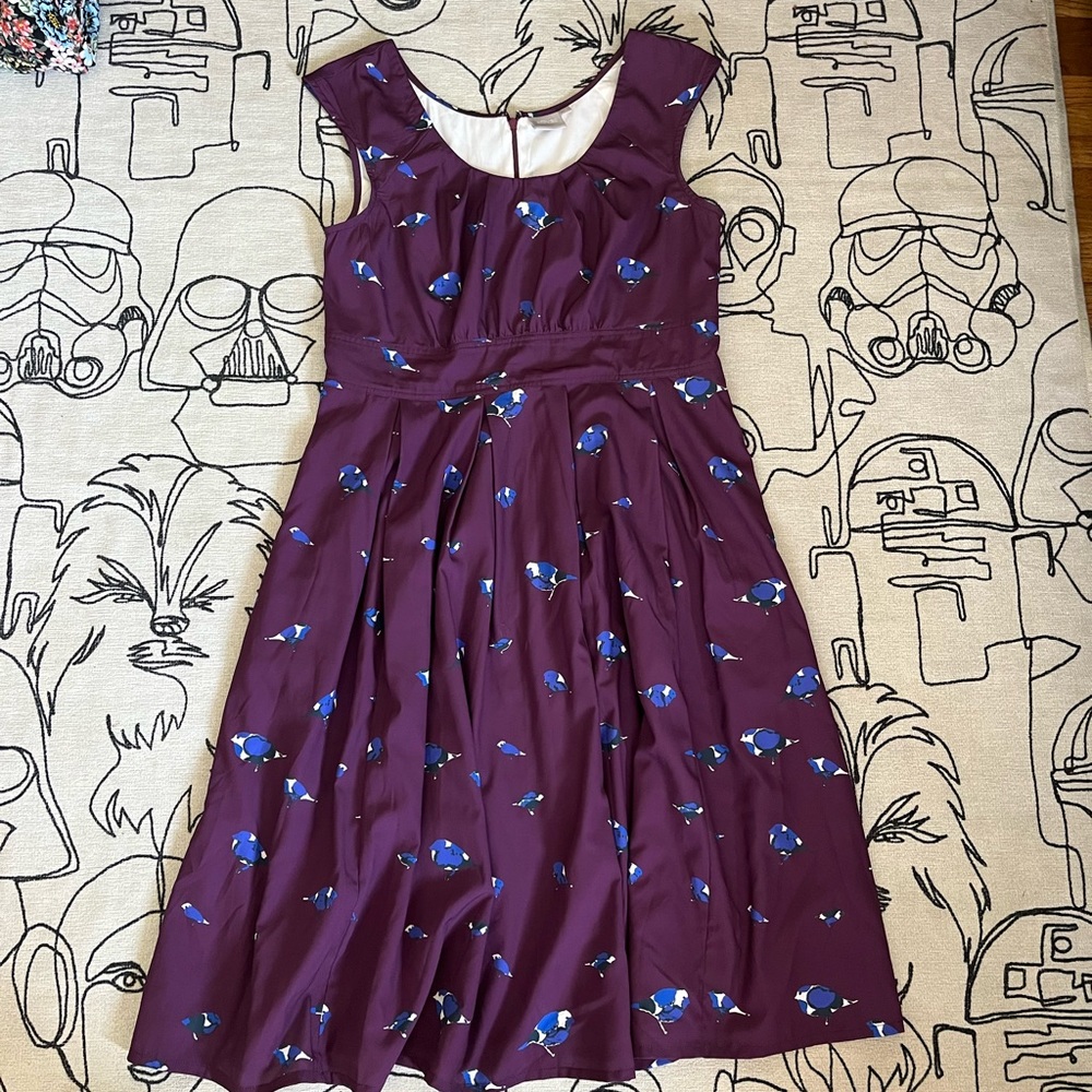eShakti Bird Print Dress
